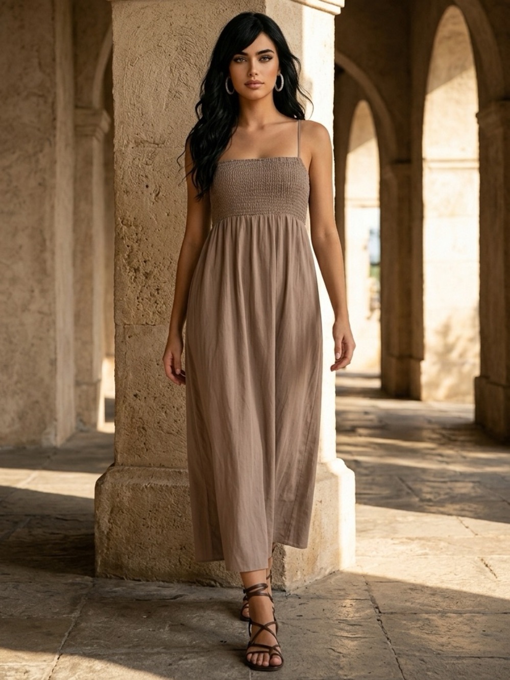 New Z Supply Beachside Midi Dress w/ Pockets
